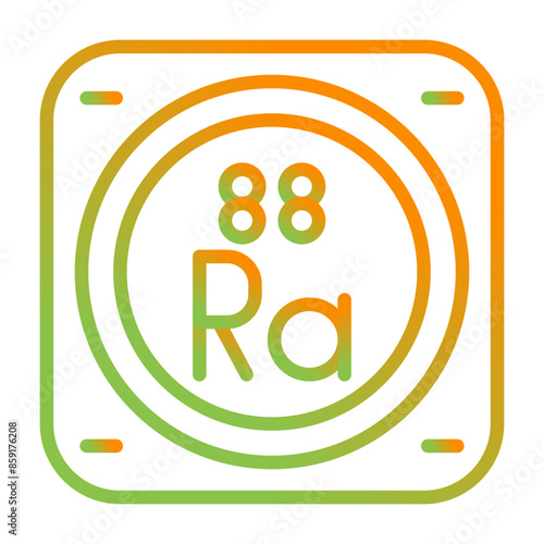 Radium Vector Icon