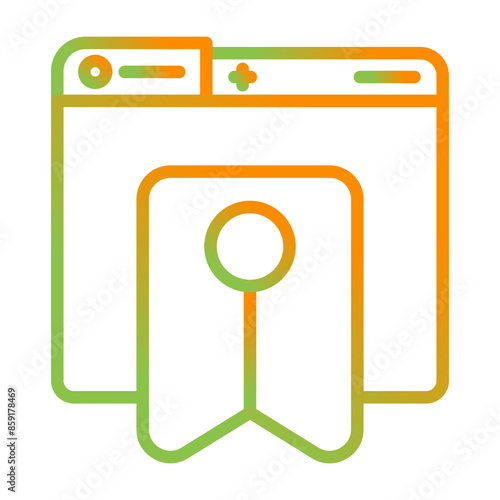 Bookmarked Vector Icon