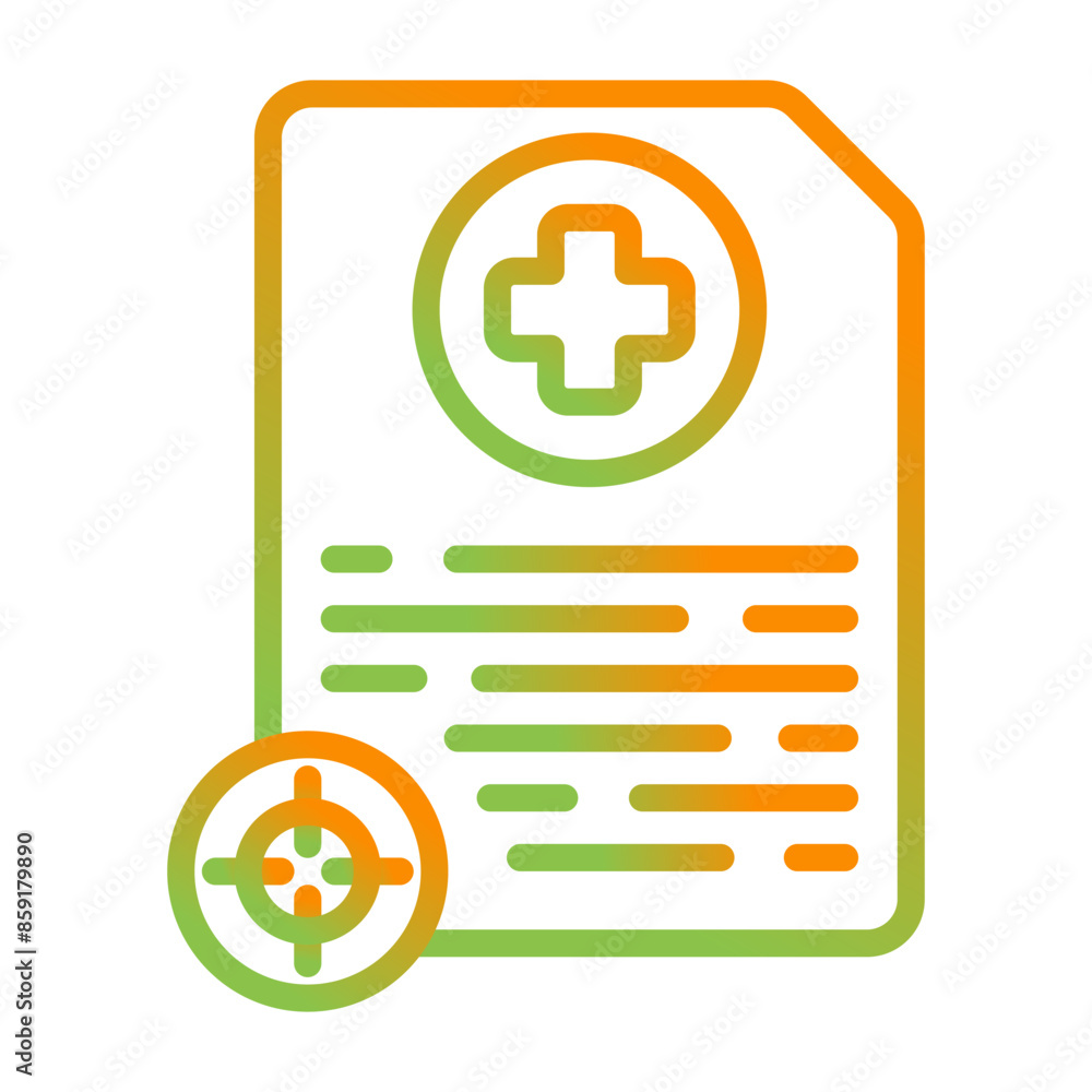 Obraz premium Document Vector Icon