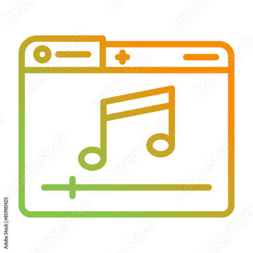 Music Player Vector Icon