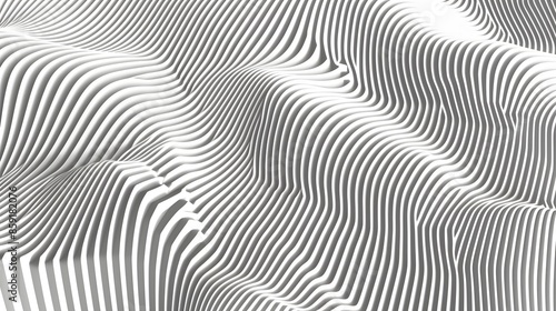 Wallpaper Mural abstract background design. Modern wavy line pattern (guilloche curves) in monochrome colors. Premium stripe texture for banner, business Torontodigital.ca