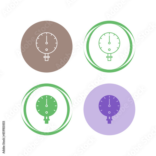 Manometer Vector Icon