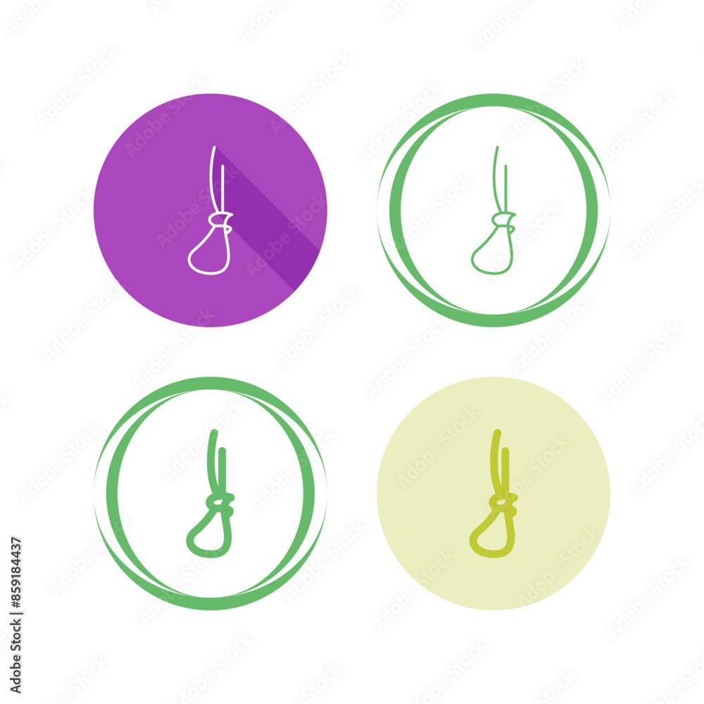 Noose Vector Icon Noose Vector Icon
