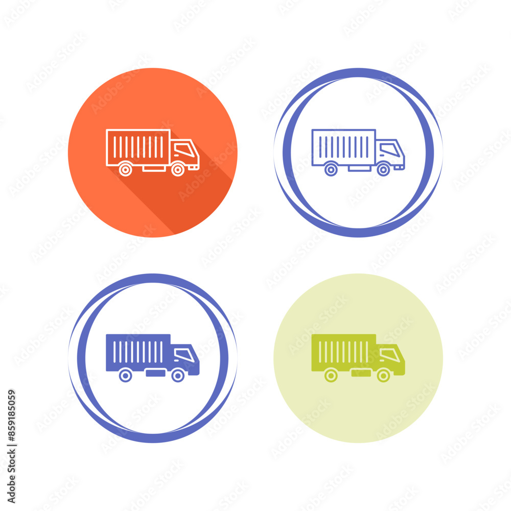 Moving Truck Vector Icon Moving Truck Vector Icon