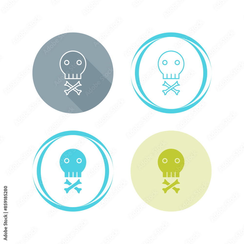 Pirate Sign Vector Icon Pirate Sign Vector Icon