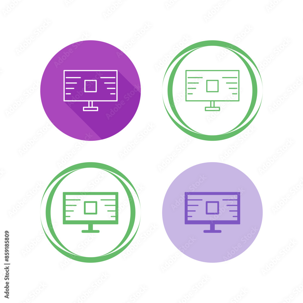 Online Information Vector Icon Online Information Vector Icon