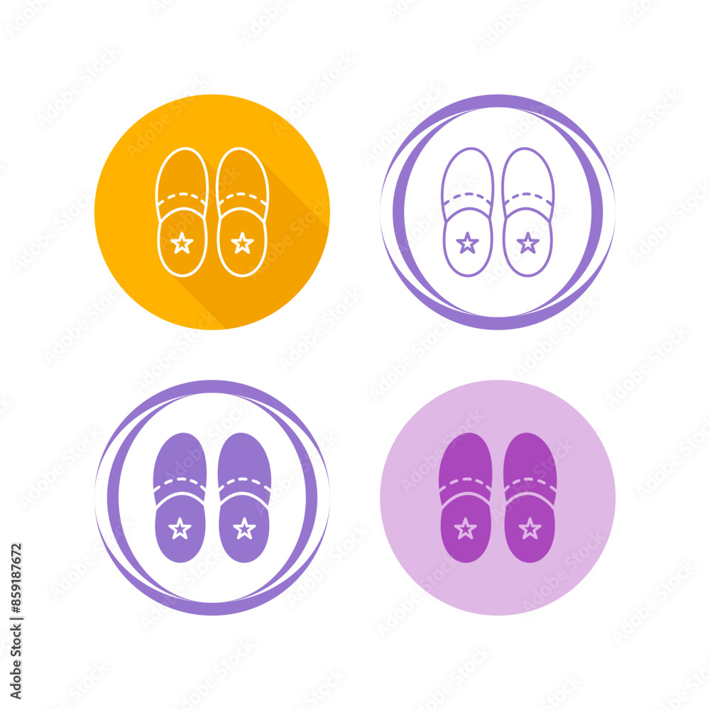 Slippers Vector Icon Slippers Vector Icon