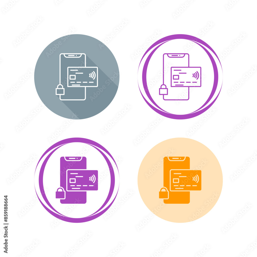 Secure Transactions Vector Icon Secure Transactions Vector Icon