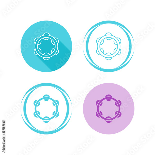Tambourine Vector Icon