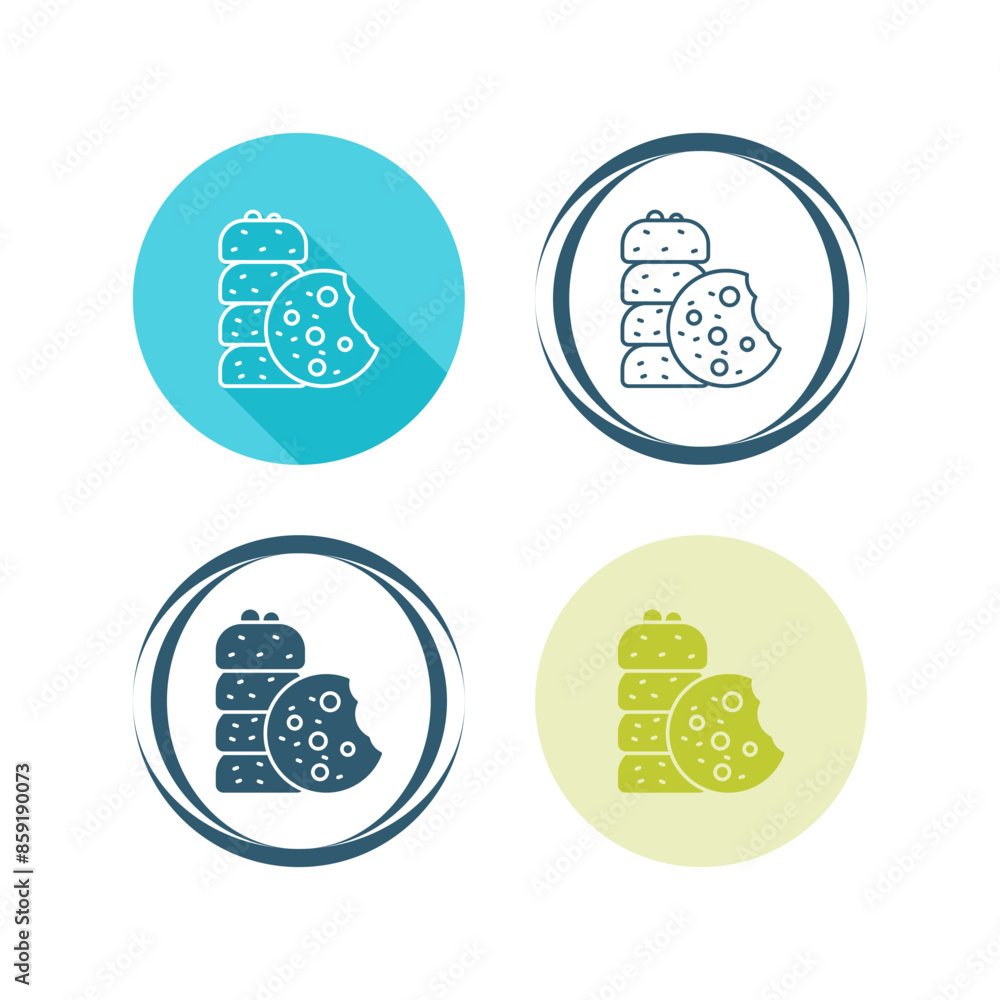 Cookie Vector Icon Cookie Vector Icon