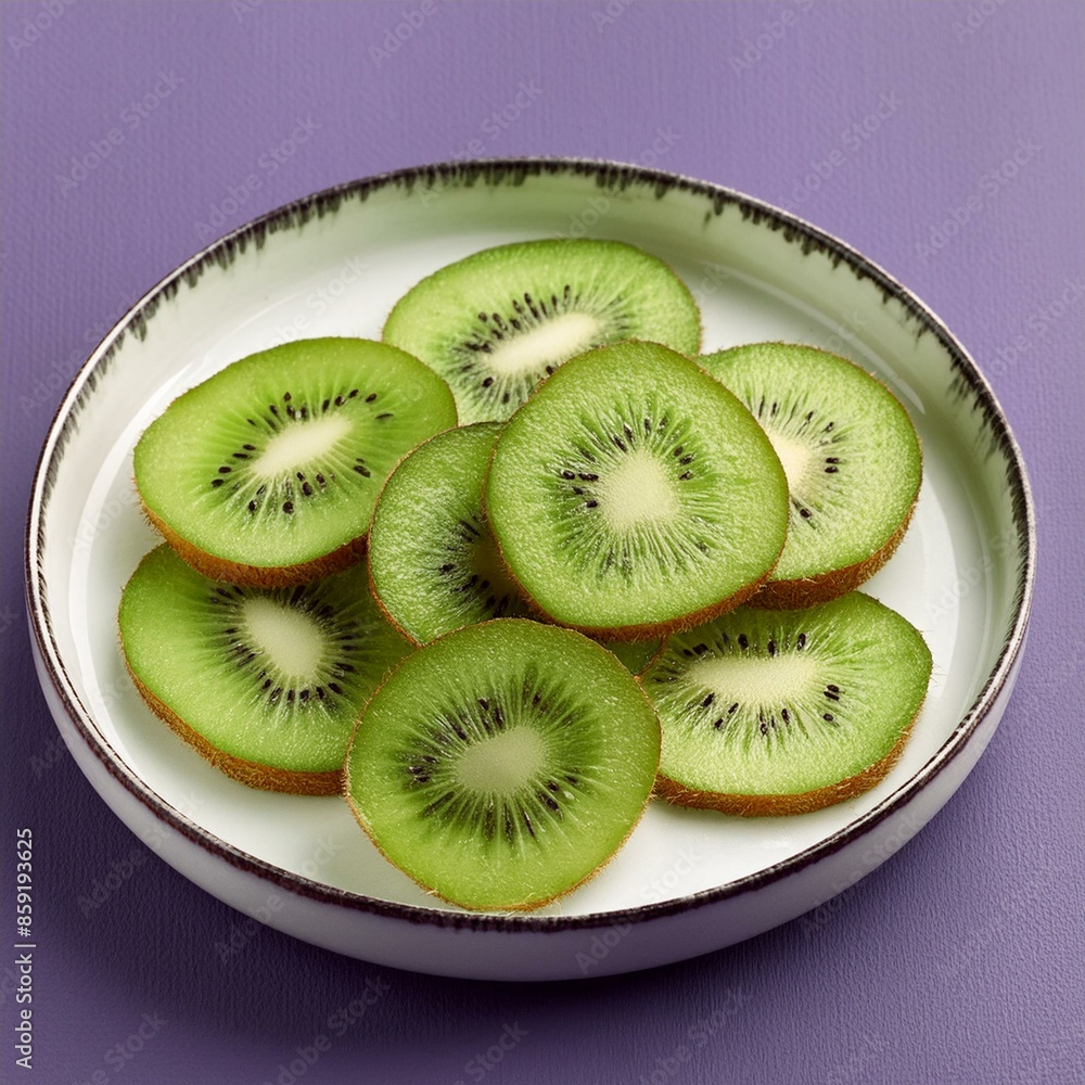Fresh healthy kiwi fruit slices Fresh healthy kiwi fruit slices