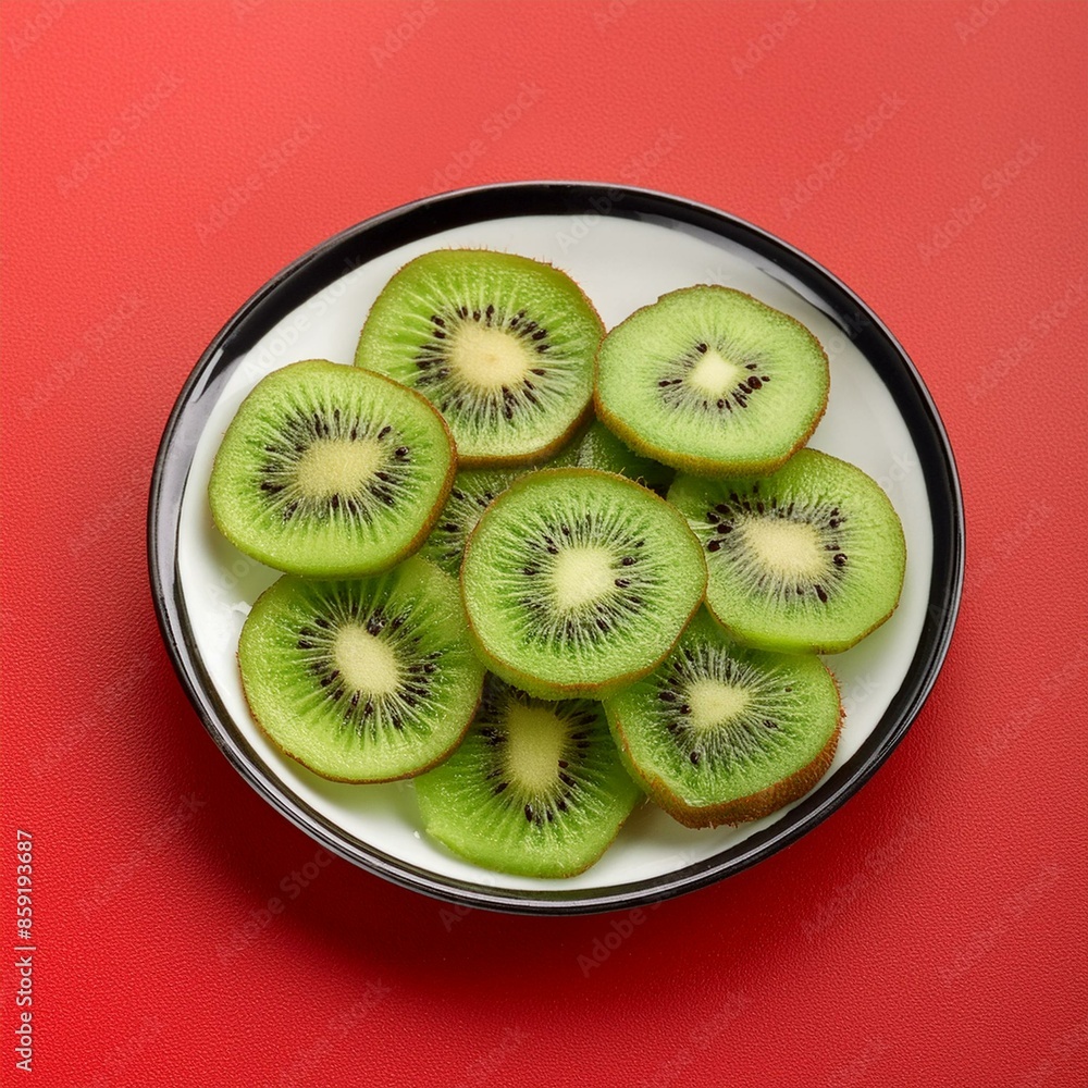 Fresh healthy kiwi fruit slices Fresh healthy kiwi fruit slices