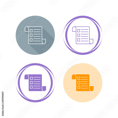 List Vector Icon