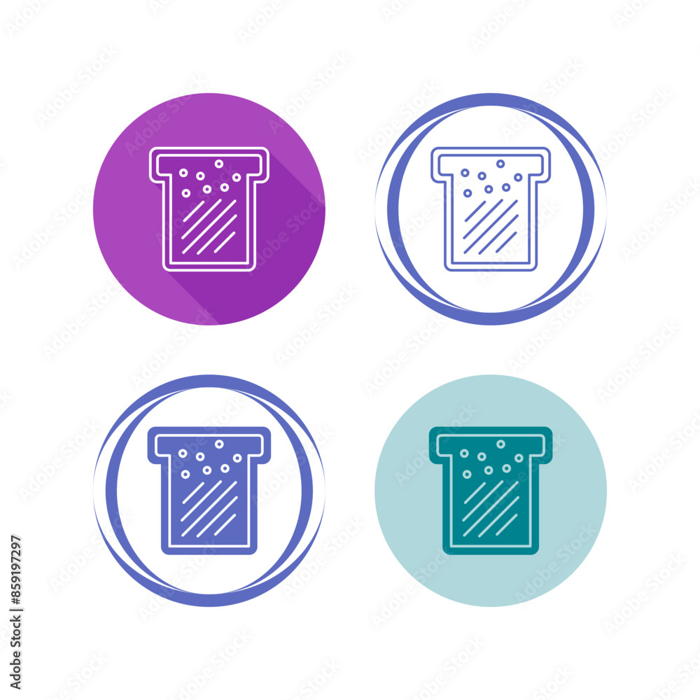 Toast Vector Icon Toast Vector Icon