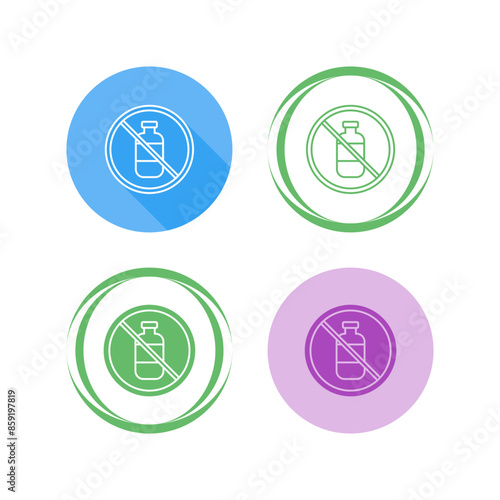 No Liquids Vector Icon