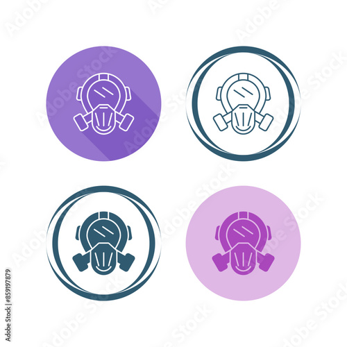Gas Mask Vector Icon