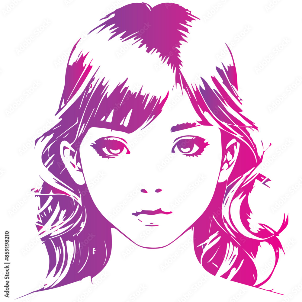 stencil of a girl on a transparent background, the ability to change color and size. Gallagrasma, color gradient, bright stencil, sticker. A design element, a pattern for fabric. Illustrations and vec stencil of a girl on a transparent background, the ability to change color and size. Gallagrasma, color gradient, bright stencil, sticker. A design element, a pattern for fabric. Illustrations and vec