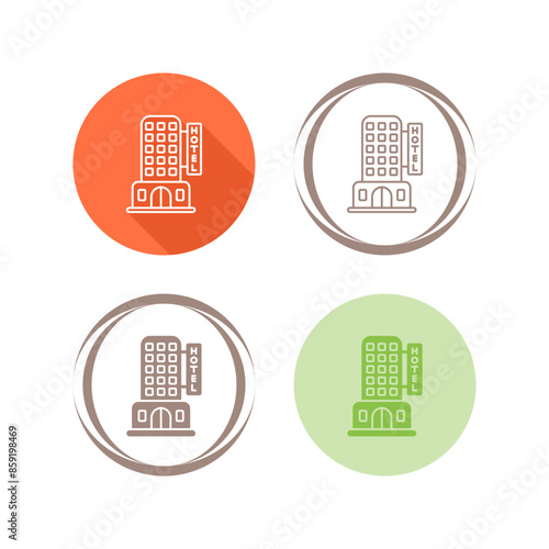 Hotel Vector Icon