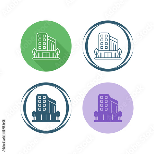 Office Building Vector Icon