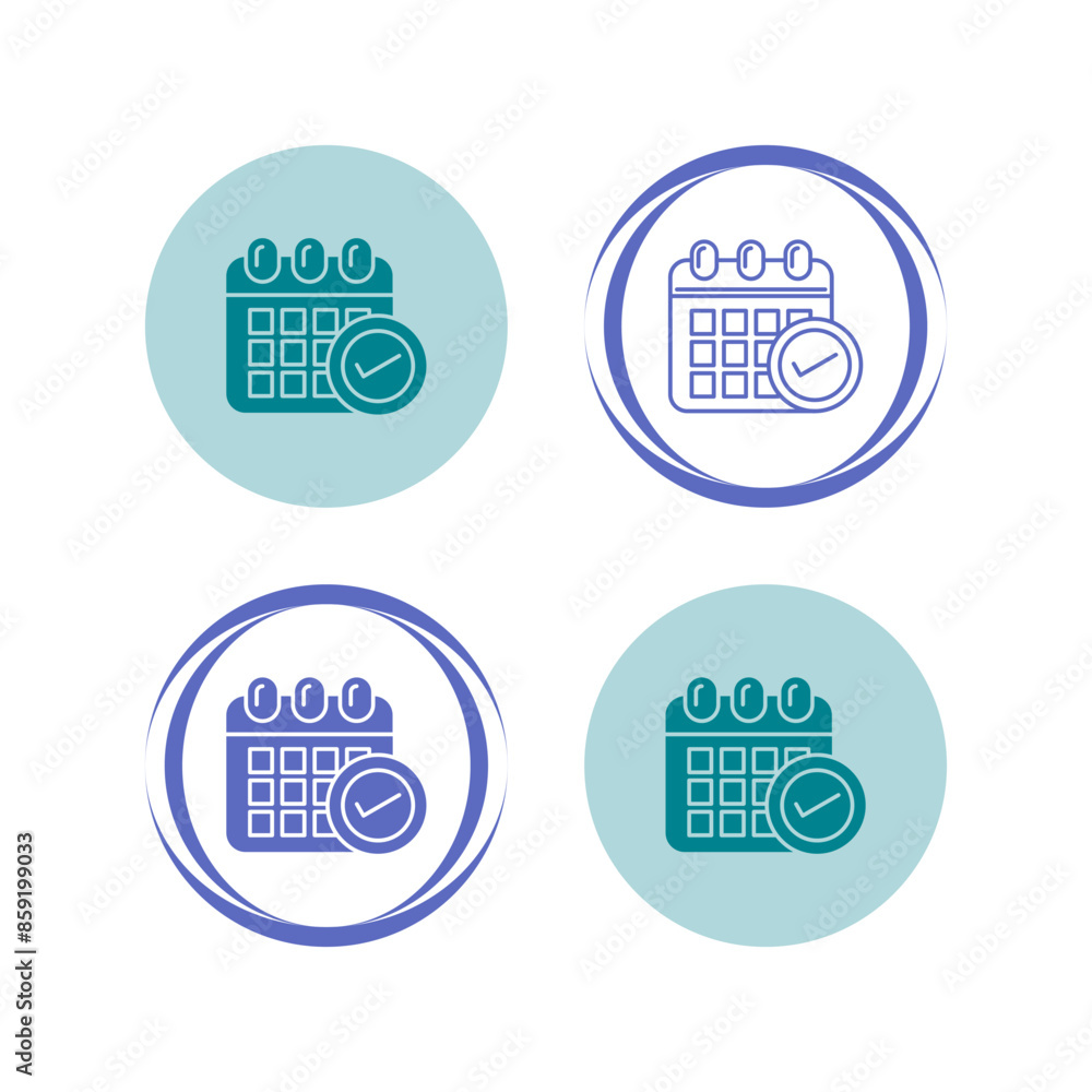 Obraz premium Schedule Vector Icon
