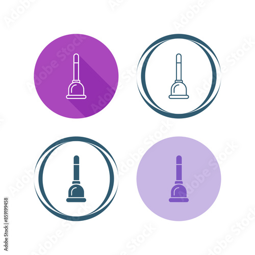 Plunger Vector Icon