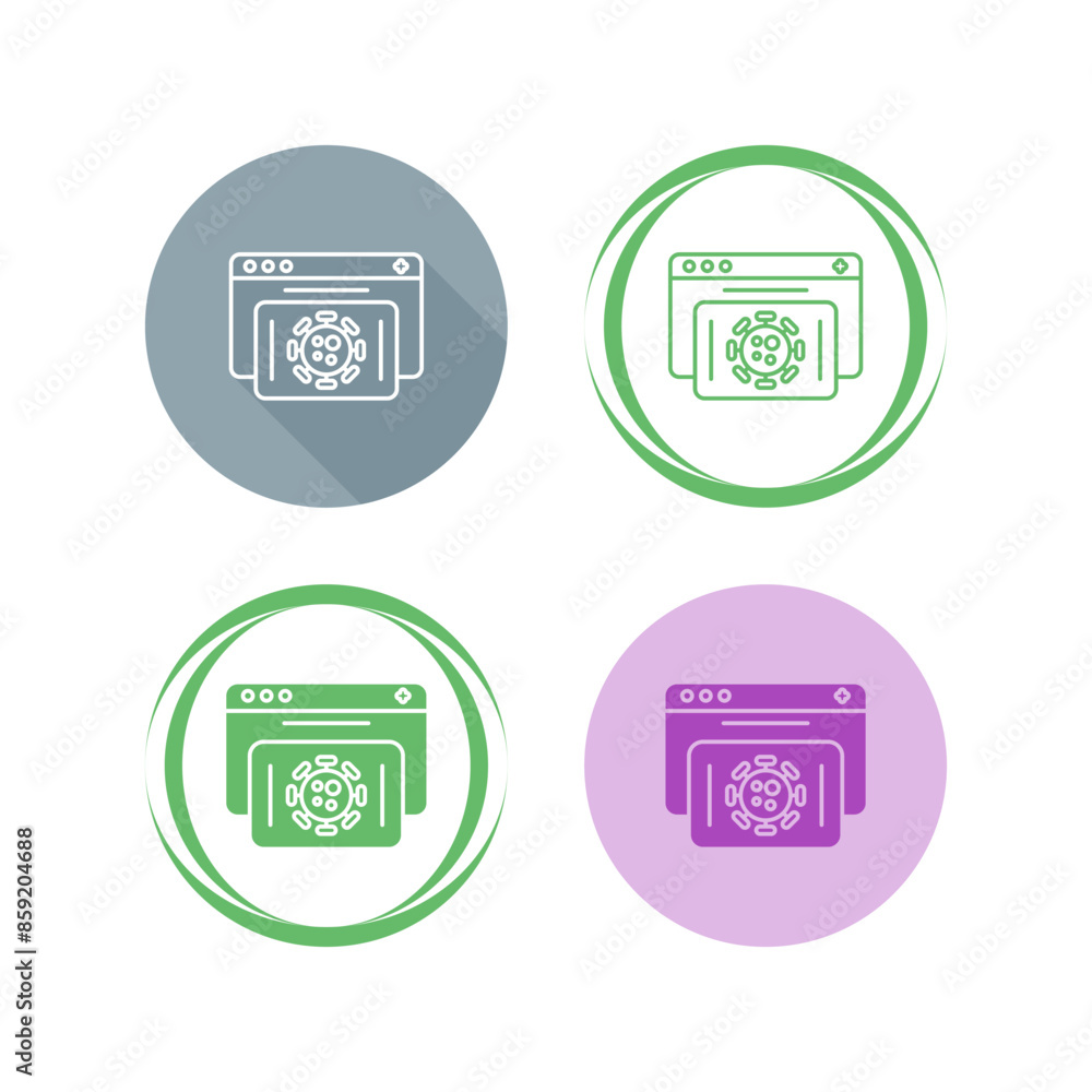 Virus Vector Icon