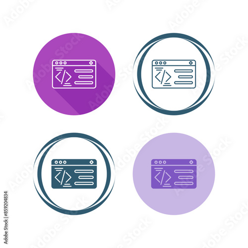Programming Vector Icon
