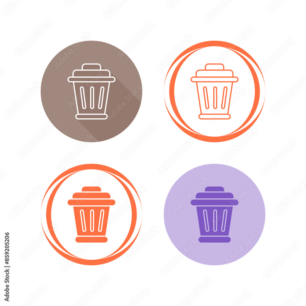 Garbage Vector Icon Garbage Vector Icon