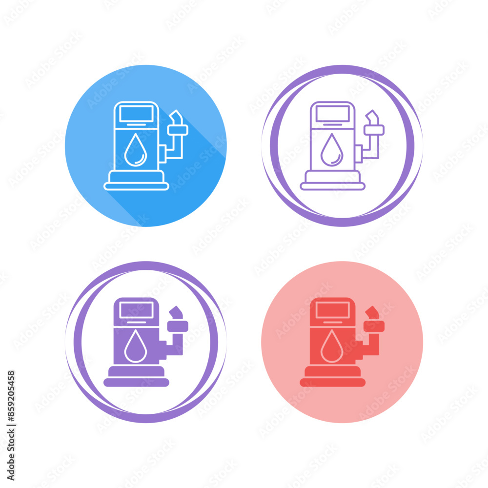 Gas Station Vector Icon Gas Station Vector Icon