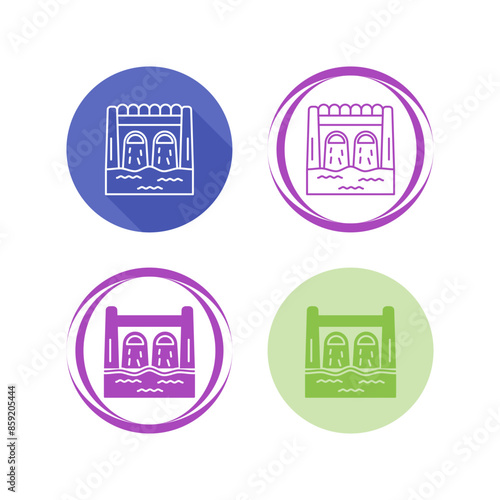 Dam Vector Icon