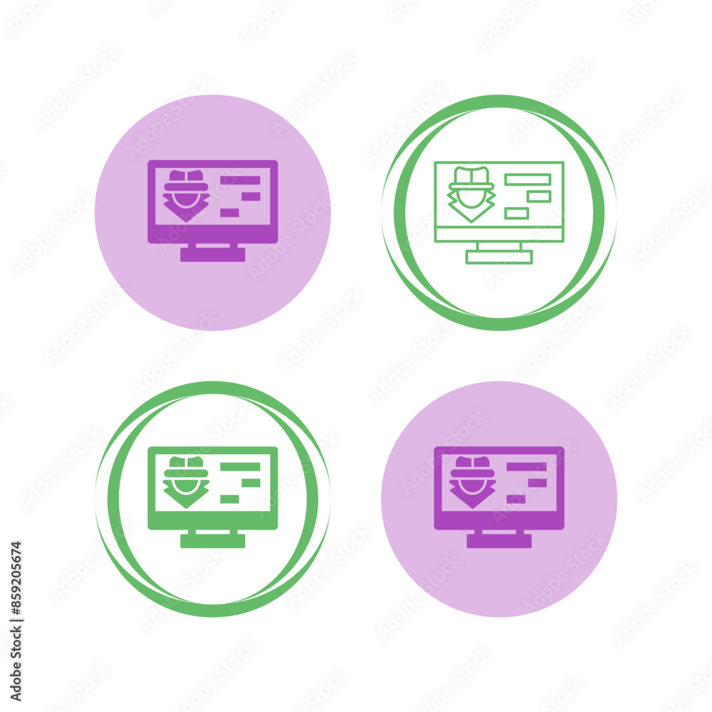 Hacking Vector Icon Hacking Vector Icon