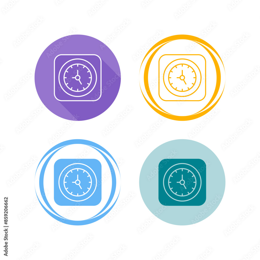 Clock Vector Icon Clock Vector Icon