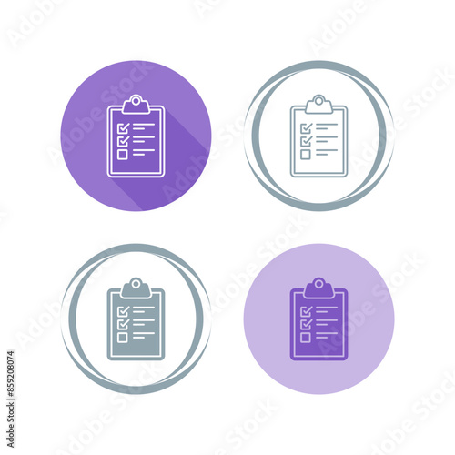 Checklist Vector Icon