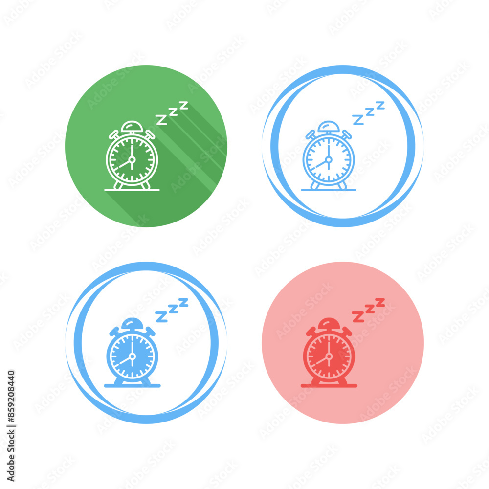 Sleep Time Vector Icon Sleep Time Vector Icon