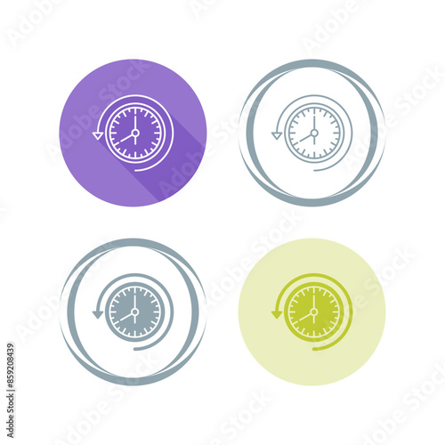 Past Time Vector Icon