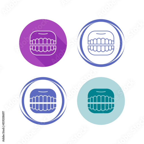 Denture Vector Icon
