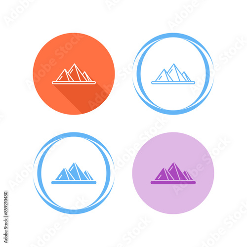 Pyramid Vector Icon