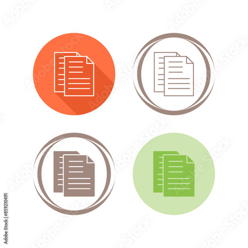 Files Vector Icon