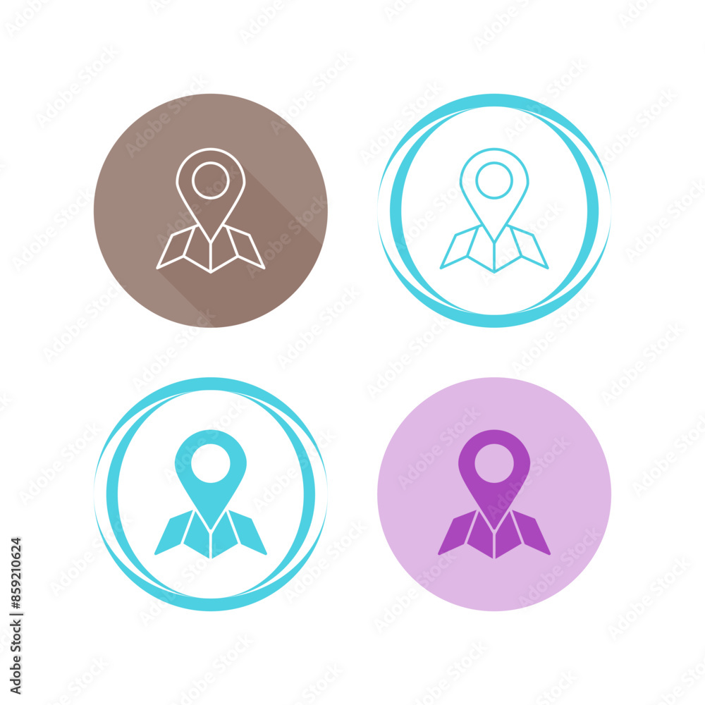 Pin Vector Icon Pin Vector Icon