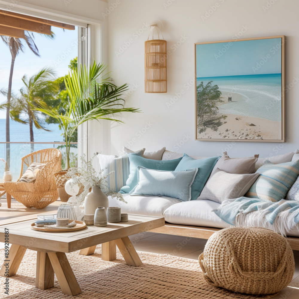 Obraz premium Modern Interior and Outdoor Design: Stylish, Functional, and Sustainable Spaces