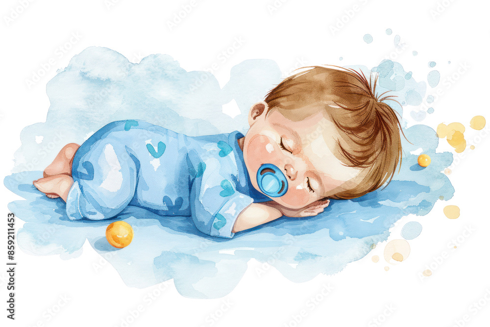 baby sleeping on bownsor (2020 原画) baby sleeping on bownsor (2020 原画) baby sleeping on