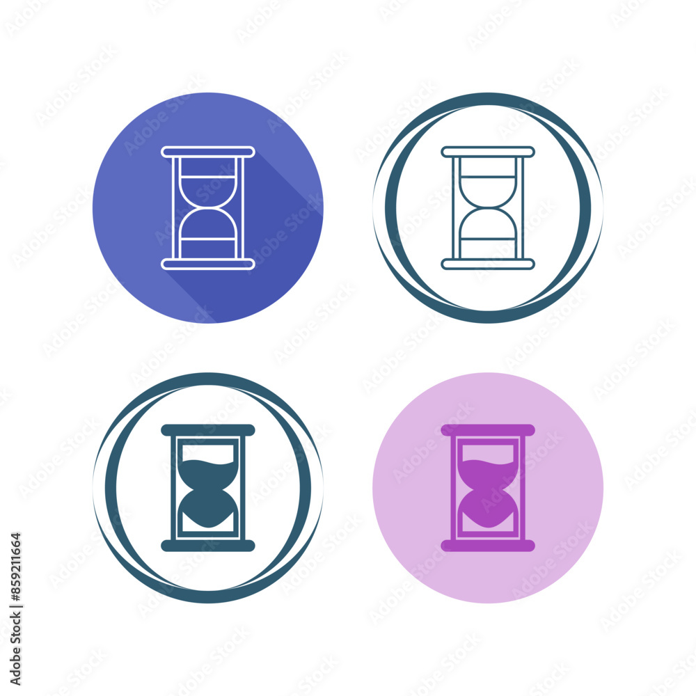Sand Watch Vector Icon Sand Watch Vector Icon