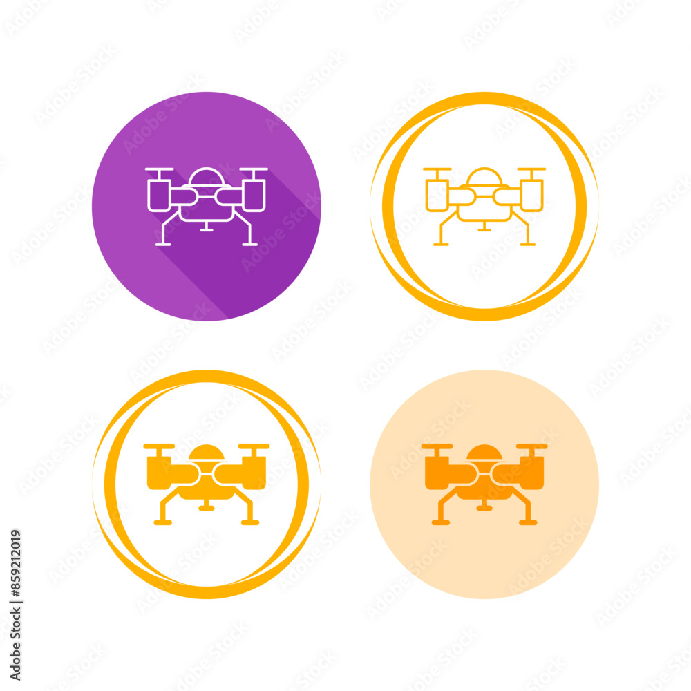 Drone Vector Icon Drone Vector Icon
