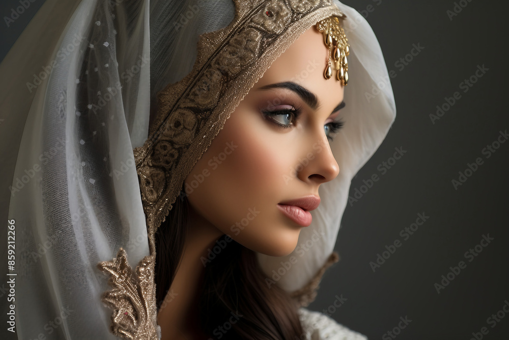 Arabian woman in hijab living her life in modern city have shopping working traveling abilities, Generative AI Arabian woman in hijab living her life in modern city have shopping working traveling abilities, Generative AI