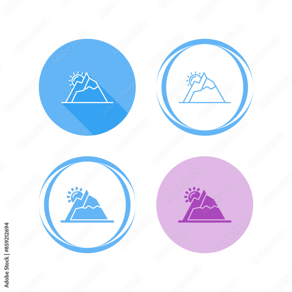 Mountain Vector Icon Mountain Vector Icon