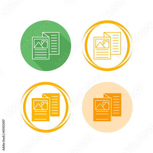 Brochure Vector Icon