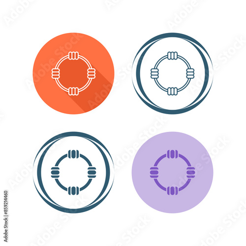 Hula Hoop Vector Icon