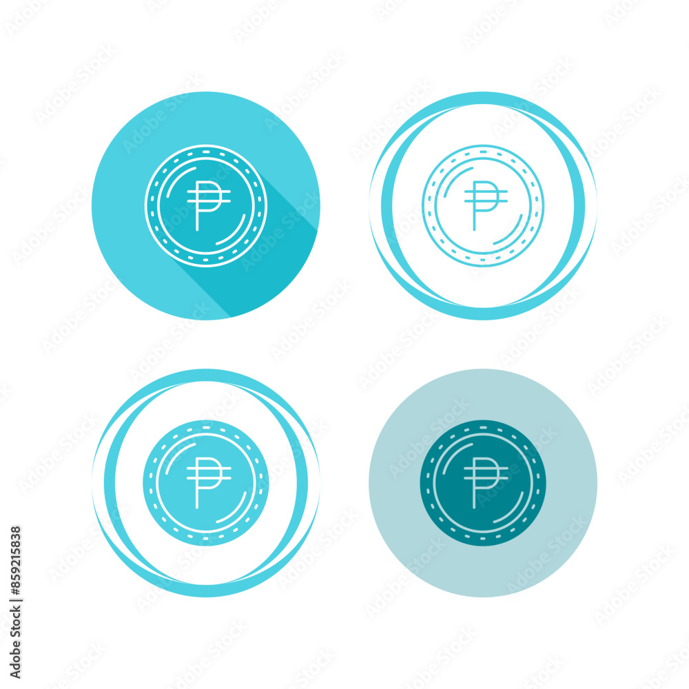 Philippine Currency Vector Icon Philippine Currency Vector Icon
