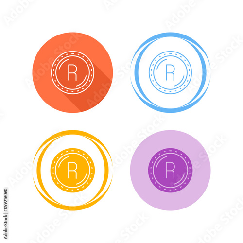 Rand Currency Vector Icon