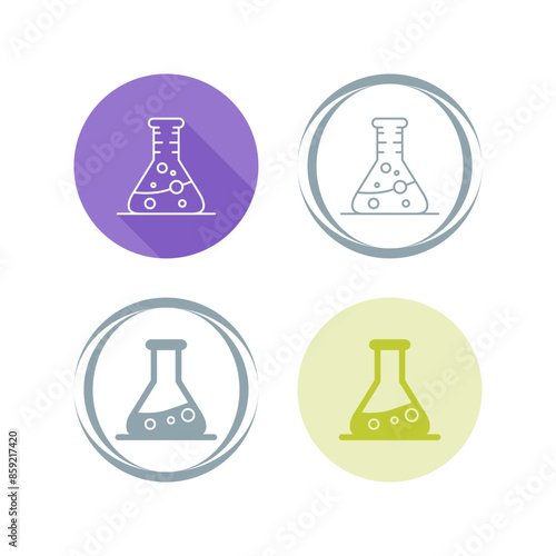 Flasks Vector Icon